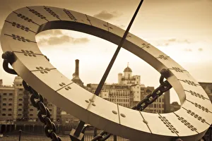 England, London, Wapping, Equinoctial sundial England, London, Wapping, Equinoctial sundial
