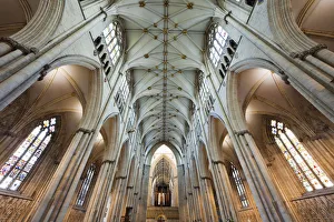 England, Yorkshire, York, York Minster, The Nave England, Yorkshire, York, York Minster, The Nave