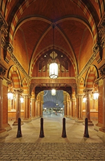 Entrance of St. Pancras International, home of Eurostar and gateway to the continent Entrance of St. Pancras International, home of Eurostar and gateway to the continent