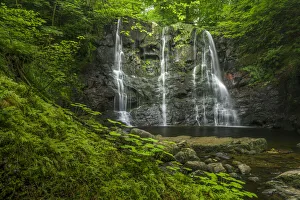 Ess-na-Crub Waterfall, Glenariff Forest Park, County Antrim, Northern Ireland Ess-na-Crub Waterfall, Glenariff Forest Park, County Antrim, Northern Ireland