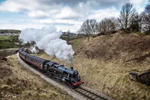 Europe, England, West Yorkshire, Steam Train Europe, England, West Yorkshire, Steam Train