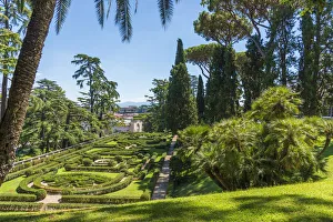 europe, Italy, Latium. Rome, the Italian garden, part of the Vatican Gardens europe, Italy, Latium. Rome, the Italian garden, part of the Vatican Gardens