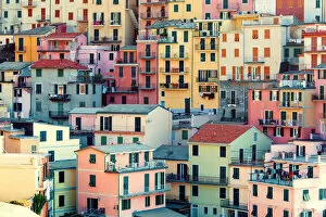 Images Dated 9th September 2016: Europe, Italy, Liguria, Cinque Terre, La Spezia district. Manarola