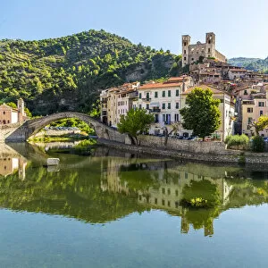 Related Images Collection: Europe, Italy, Liguria. View of dolceacqua