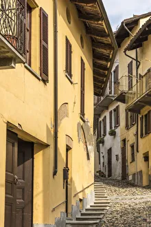 Europe, Italy, Piedmont. A street in Cocconato Europe, Italy, Piedmont. A street in Cocconato