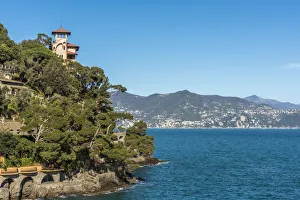 Europe, Italy, Portofino. Coast near to Portofino Europe, Italy, Portofino. Coast near to Portofino