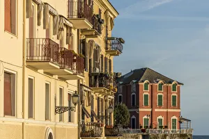 Europe, Italy, Rapallo. Typical facades of Rapallo Europe, Italy, Rapallo. Typical facades of Rapallo