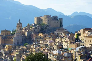 Europe, Italy, Sicily, Caccamo, Norman Castle Europe, Italy, Sicily, Caccamo, Norman Castle