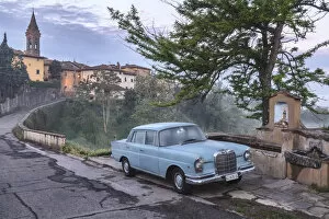 Mercedes Benz Collection: Europe, Italy, Tuscany, Arezzo. The village of Piantravigne in a vintage scenary