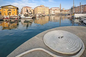 Europe, Slovenia. Port of Piran, Primorska, Slovenian Istria Europe, Slovenia. Port of Piran, Primorska, Slovenian Istria