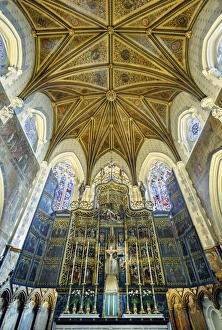 Prints of Europe, United Kingdom, England, Lancashire, Lancaster, Lancaster Cathedral Lancaster Prints: Lancaster Cathedral Print