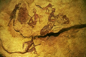 Example of rock art found in the Southern Sahara Example of rock art found in the Southern Sahara