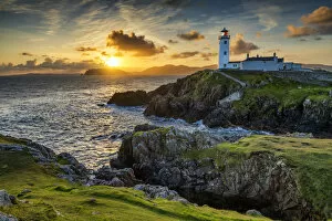 Atlantic Coast Collection: Fanad Head Lighthouse at Sunrise, County Donegal, Ireland