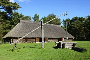 Farmhouse from Kullamaa village, dating back to the 19th century Farmhouse from Kullamaa village, dating back to the 19th century