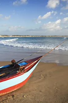 Fishing boat on Tofo beach, Tofo, Inhambane, Mozambique Fishing boat on Tofo beach, Tofo, Inhambane, Mozambique
