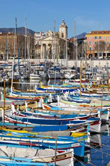 Fishing Boats in Port Lympia, Nice, South of France Fishing Boats in Port Lympia, Nice, South of France