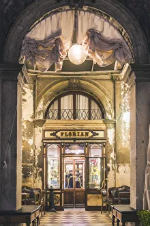 Florian Cafe, St Marks Square (Piazza San Marco), Venice, Veneto, Italy Florian Cafe, St Marks Square (Piazza San Marco), Venice, Veneto, Italy