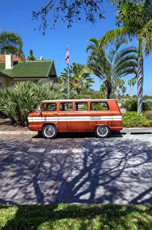 Classic 1960s Chevrolet Greenbrier and Corvair 95 Van Print