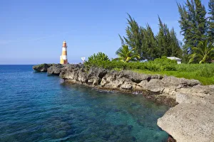 Folly Point Lighthouse, Port Antonio, Portland Parish, Jamaica, Caribbean Folly Point Lighthouse, Port Antonio, Portland Parish, Jamaica, Caribbean