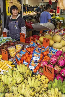 Food market, Chinatown, Manhattan, New York, USA Food market, Chinatown, Manhattan, New York, USA