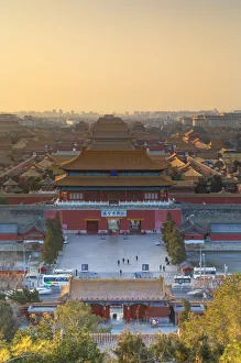 Forbidden City at sunrise, Beijing, China Forbidden City at sunrise, Beijing, China