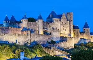 Fort Collection: The fortified city of Carcassonne, Languedoc-Roussillon, France