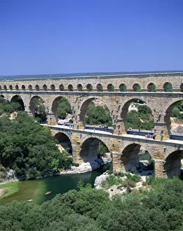 France, Languedoc-Roussillon, Pont du Gard France, Languedoc-Roussillon, Pont du Gard