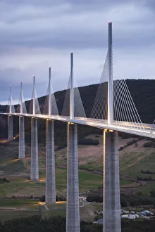 Millau Viaduct Bridge Print - France