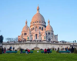 France, Paris. Basilica of Sacre Coeur, Montmartre France, Paris. Basilica of Sacre Coeur, Montmartre