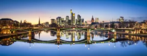 Frankfurt am Main skyline panorama, Hesse, Germany Frankfurt am Main skyline panorama, Hesse, Germany