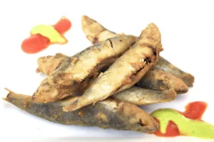 Fried Baby Sardines Served As Tapas, Las Palmas de Gran Canaria, Gran Canaria, Canary Fried Baby Sardines Served As Tapas, Las Palmas de Gran Canaria, Gran Canaria, Canary