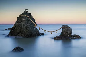 Futamigaura (Wedded Rocks), Meoto Iwa, Mie Prefecture, Japan Futamigaura (Wedded Rocks), Meoto Iwa, Mie Prefecture, Japan