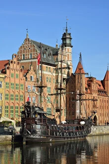 Galleon Collection: The galleon Gdynia that makes tourist trips from Gdansk to Westerplatte cruising in