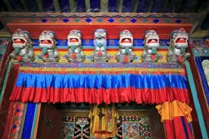 Images Dated 9th August 2013: Ganden Monastery, Wangbur Mountain, Lhasa, Tibet, China