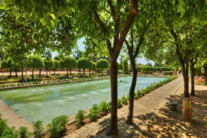 Gardens of the Alcazar of the Crhistian Kings (Alcazar de los Reyes Cristianos), Cordoba Gardens of the Alcazar of the Crhistian Kings (Alcazar de los Reyes Cristianos), Cordoba