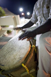 Garfu drummer, San Pedro, Ambergris Caye Belize Garfu drummer, San Pedro, Ambergris Caye Belize