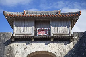 Gate at Shuri Castle, (UNESCO World Heritage Site), Naha, Okinawa, Japan Gate at Shuri Castle, (UNESCO World Heritage Site), Naha, Okinawa, Japan