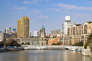 General Post Office Building on Wusong River, Shanghai, China General Post Office Building on Wusong River, Shanghai, China