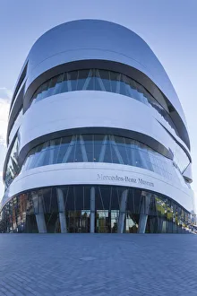 Germany, Baden-Wurttemburg, Stuttgart-Unter-Turkheim, Mercedes-Benz Museum building Germany, Baden-Wurttemburg, Stuttgart-Unter-Turkheim, Mercedes-Benz Museum building
