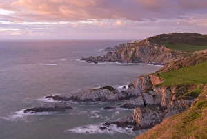 Glorius evening light on the North Devon coast near Ilfracombe, England. Spring (May) Glorius evening light on the North Devon coast near Ilfracombe, England. Spring (May)