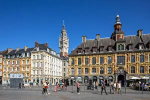 Neil Farrin Gallery: The Grand Place, Lille Chamber of Commerce Belfry and Old Stock Exchange, Lille, France