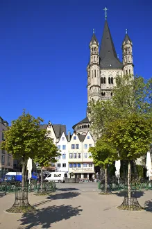Gross St. Martin Kirche, Cologne, North Rhine Westphalia, Germany Gross St. Martin Kirche, Cologne, North Rhine Westphalia, Germany