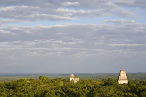 Guatemala, El Peten, Tikal, View from Temple 1V Guatemala, El Peten, Tikal, View from Temple 1V