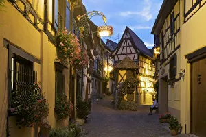 Half Timbered Houses in Eguisheim, Alsace, France Half Timbered Houses in Eguisheim, Alsace, France