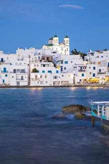 Harbour at Naousa, Paros, Cyclade Islands, Greece Harbour at Naousa, Paros, Cyclade Islands, Greece
