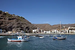 Harbour, Playa Santiago, La Gomera, Canary Islands, Spain Harbour, Playa Santiago, La Gomera, Canary Islands, Spain