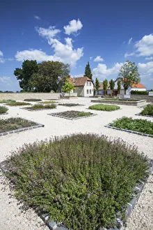 Herb garden, Pannonhalma Abbey (UNESCO World Heritage Site), Pannonhalma, Western Herb garden, Pannonhalma Abbey (UNESCO World Heritage Site), Pannonhalma, Western
