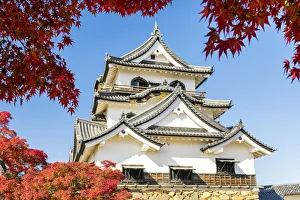 Hikone Castle in Autumn, Shiga Prefecture, Japan Hikone Castle in Autumn, Shiga Prefecture, Japan