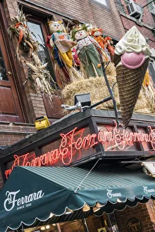 The historic Ferrara Bakery & Cafe located at Little Italy, Manhattan, New York, USA The historic Ferrara Bakery & Cafe located at Little Italy, Manhattan, New York, USA