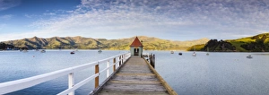 Historic wharf, Akaroa, Banks Peninsular, South Island, New Zealand Historic wharf, Akaroa, Banks Peninsular, South Island, New Zealand